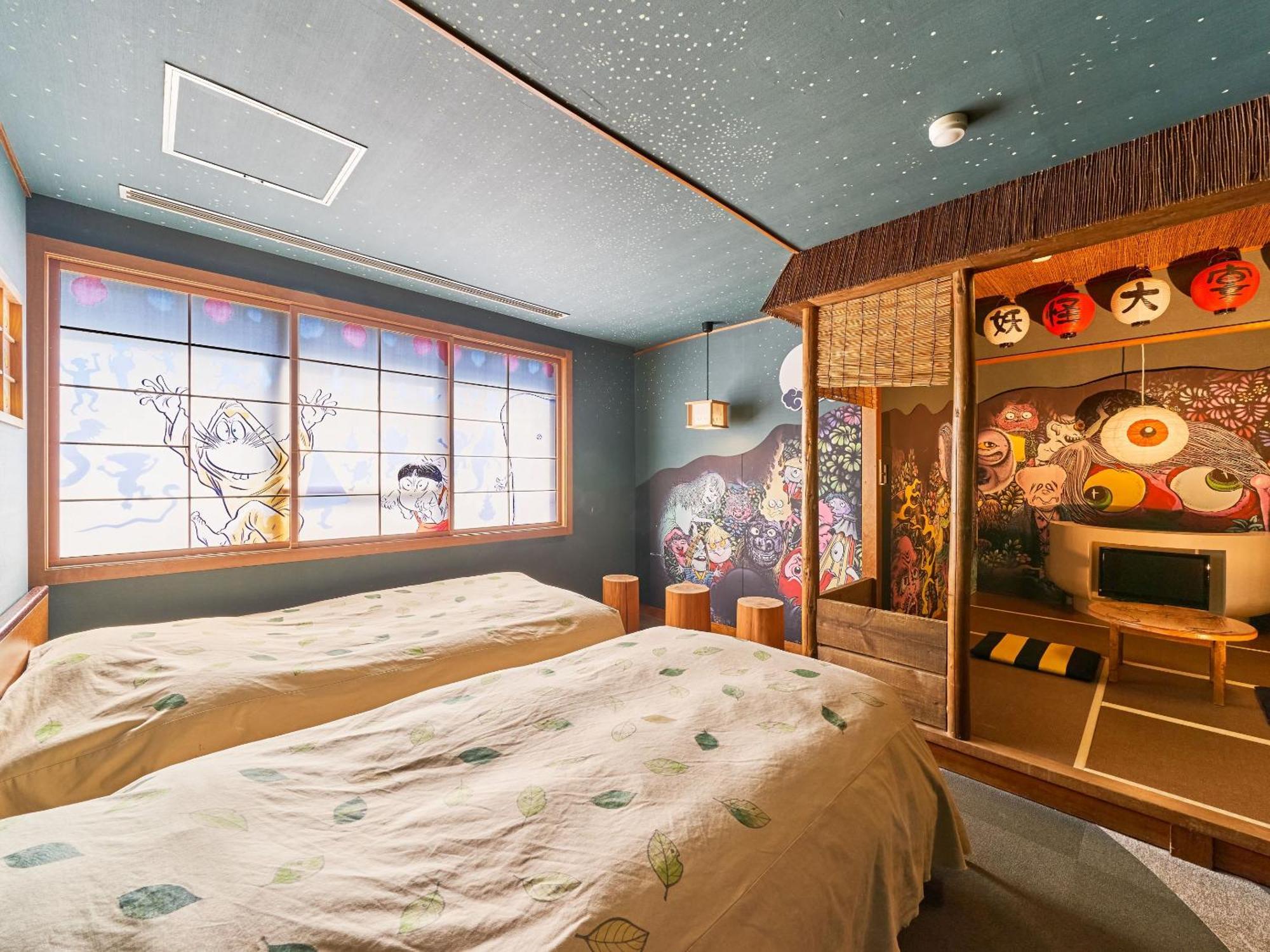 Ooedo Onsen Monogatari Kaike Hotel Йонаго Екстериор снимка